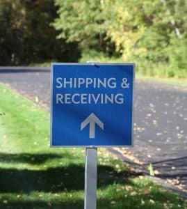 Shipping and Receiving Sign