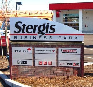 Stergis Business Park Monument Sign