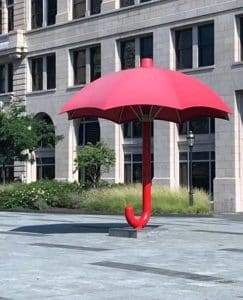 Travelers Umbrella Monument