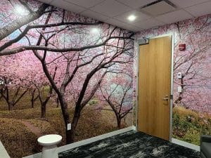 Flowering Trees Wall Graphic