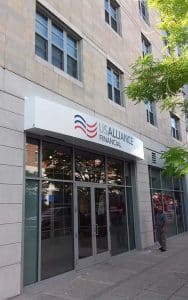 US Alliance Financial Building Sign