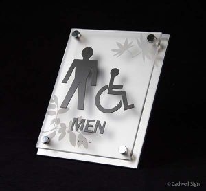 Unicorn Office Park Bathroom Sign