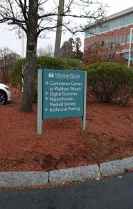 Waltham Woods Directional Sign