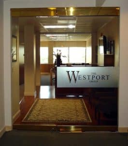 Westport Group Vinyl Lettering and Logo