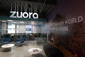 Zuora Reception Sign