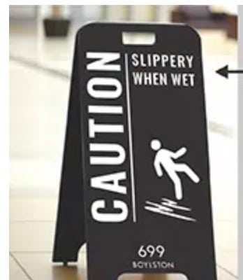 Slippery When Wet Sign