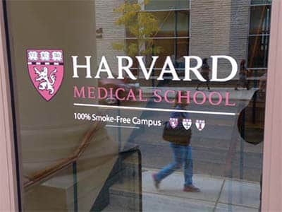 harvard-medical-door-vinyl harvard Reception Door