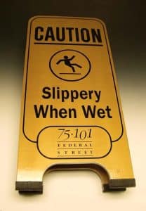 Caution Slippery When Wet