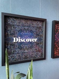 3D artwork with lights