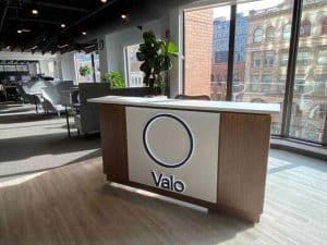 Valo Reception Sign with LED