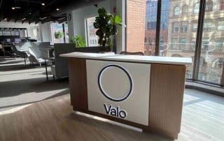 Valo Reception Sign with LED