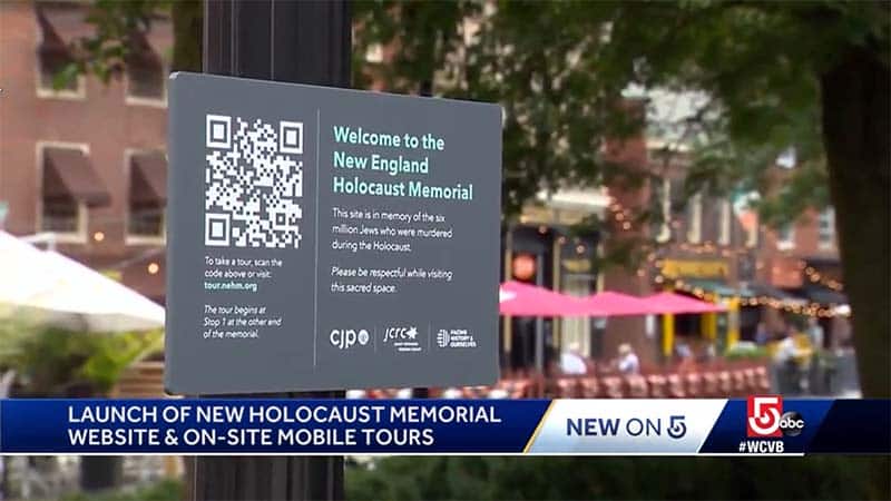 Holocaust Memorial Sign